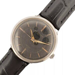 Vintage Paul Breguette 111 Ultra Thin Men's Mechanical Wristwatch ETA 2390 Steel